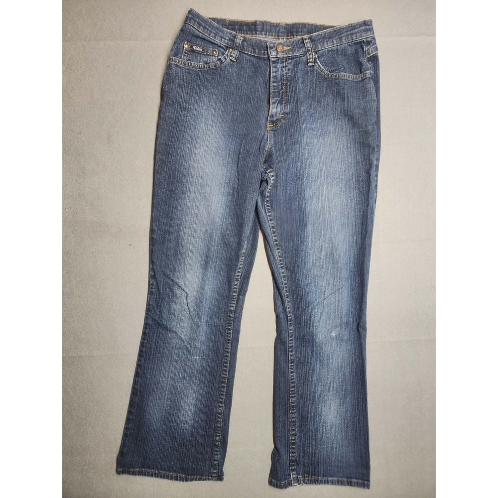 Riders by Lee Womens Blue Bootcut Denim Jeans Size 14M Medium Wash 130703B